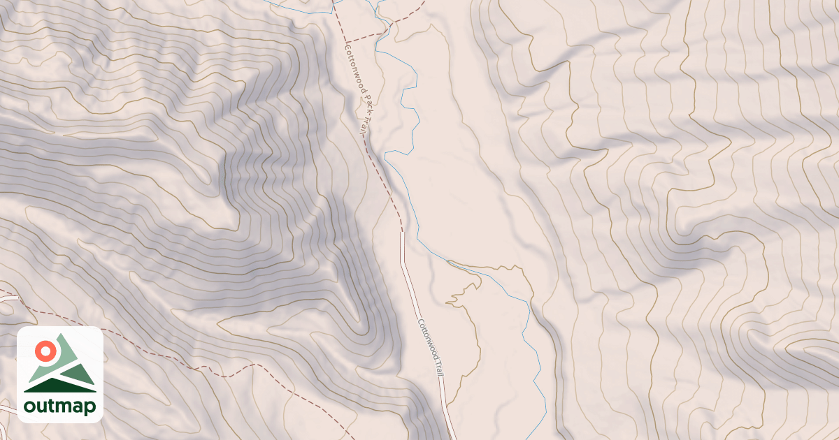 Map of Cottonwood Snowmobile