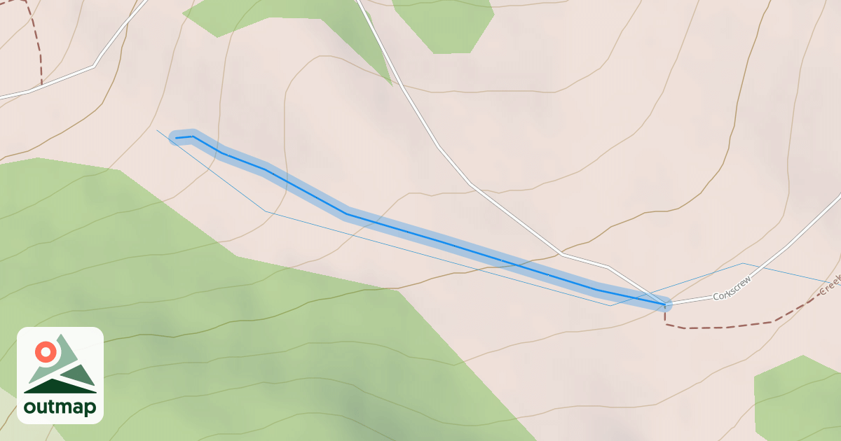 Map of Corkscrew