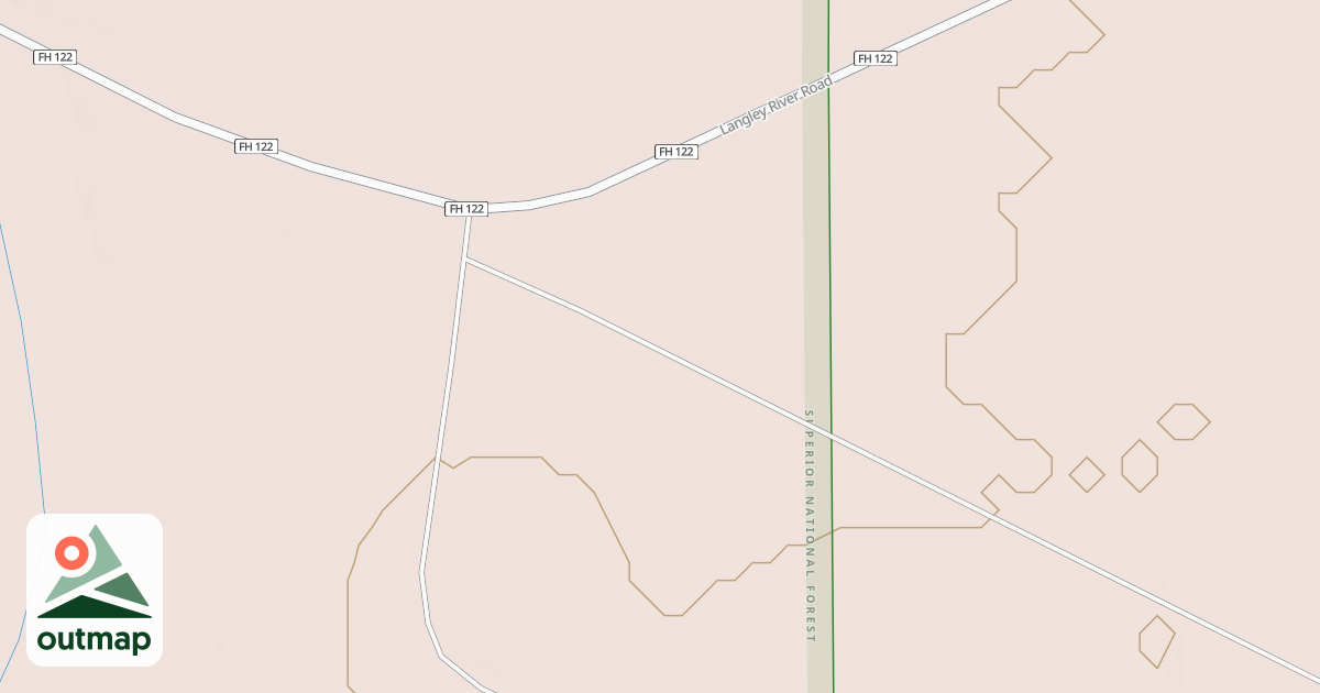 Map of LANGLEY SPUR HA