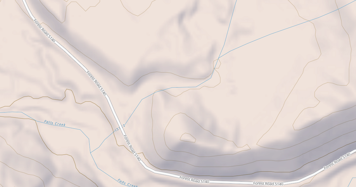 Map preview of FALLS CREEK PIT