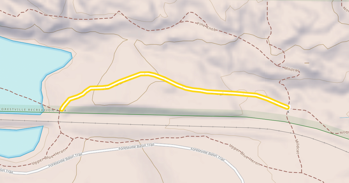 Map preview of Noquemanon Trail