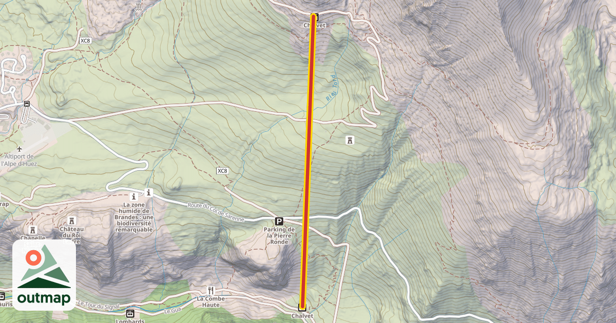 Map of Chalvet