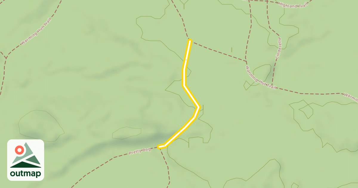 Map of Pretty Bog