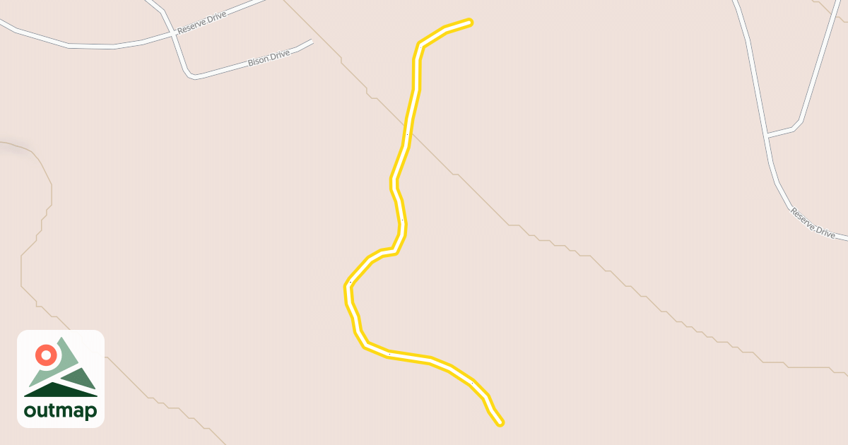 Map of Teton Reserve Nordic Trail