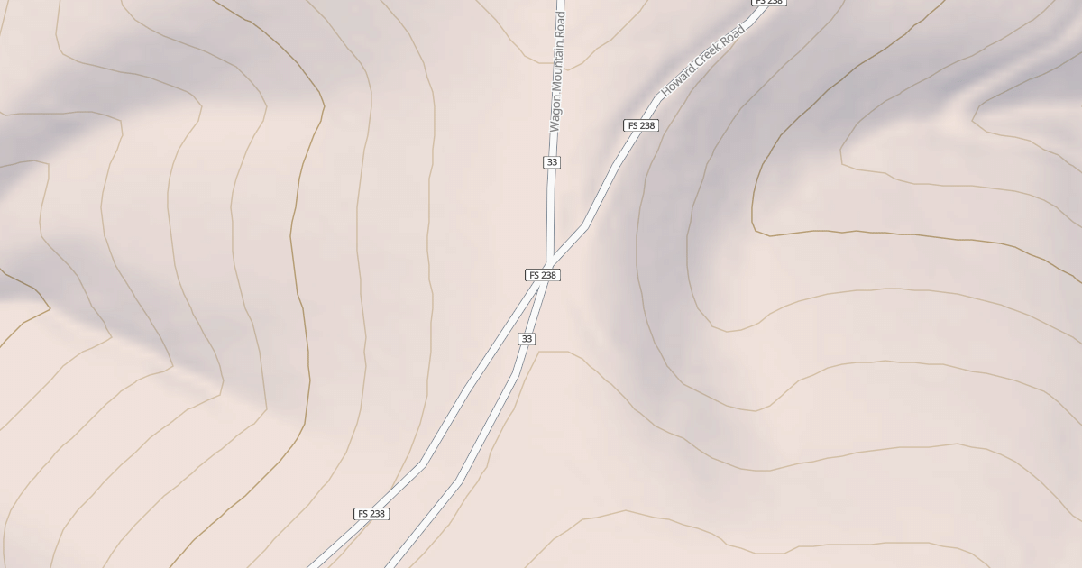 Map preview of HOWARD CREEK
