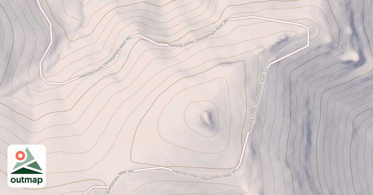 Map of USFS National Forest System Roads {CD151FDD-C4E7-49B8-AC6F-FA8EF91CED39}