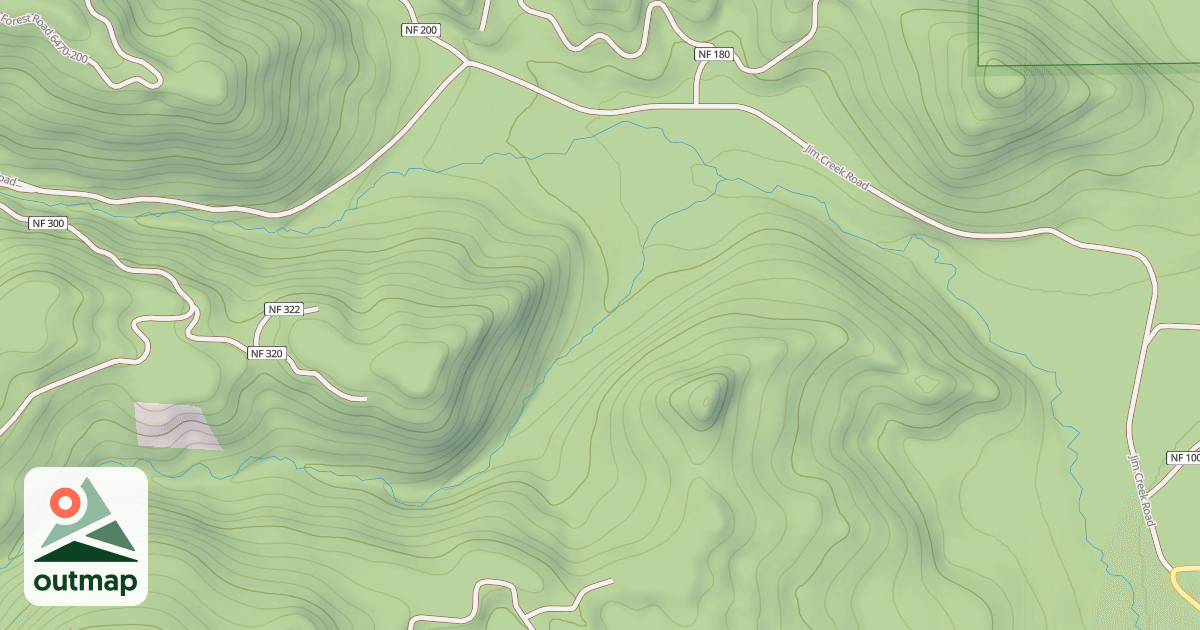 Map of Jim Creek Ohv