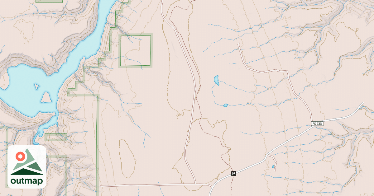 Map of FDR733-F