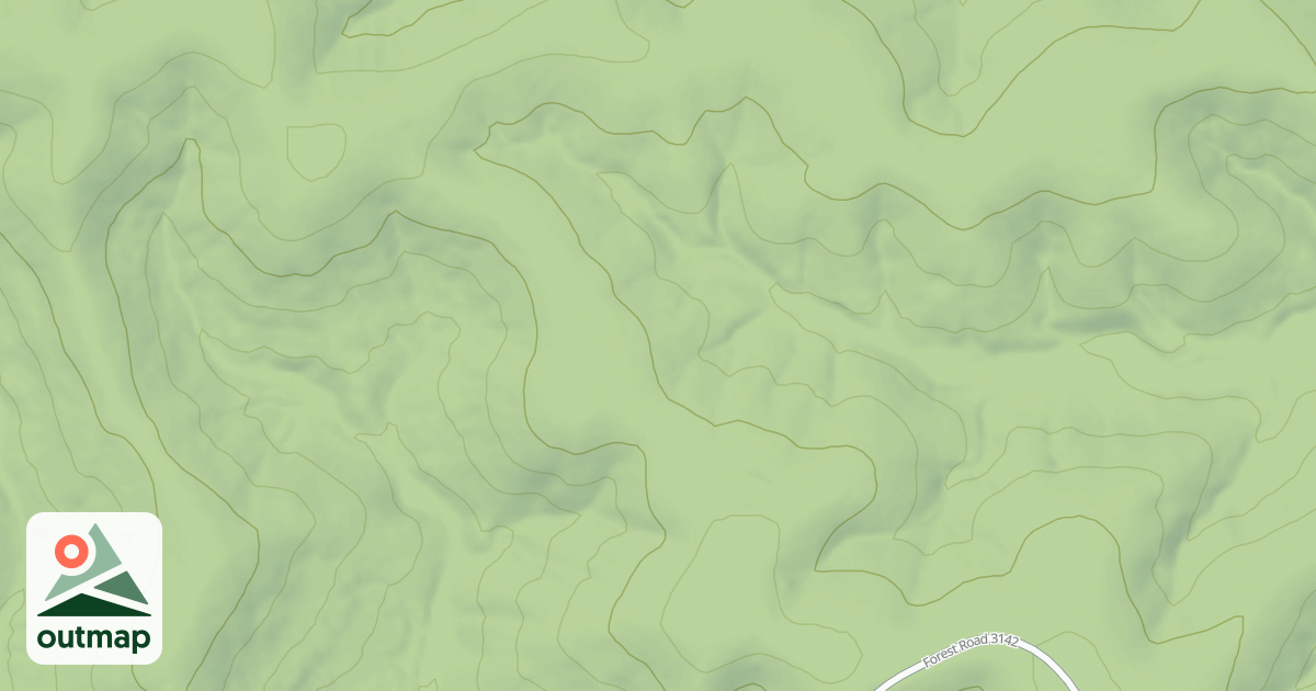 Map of GOOSENECK RIDGE