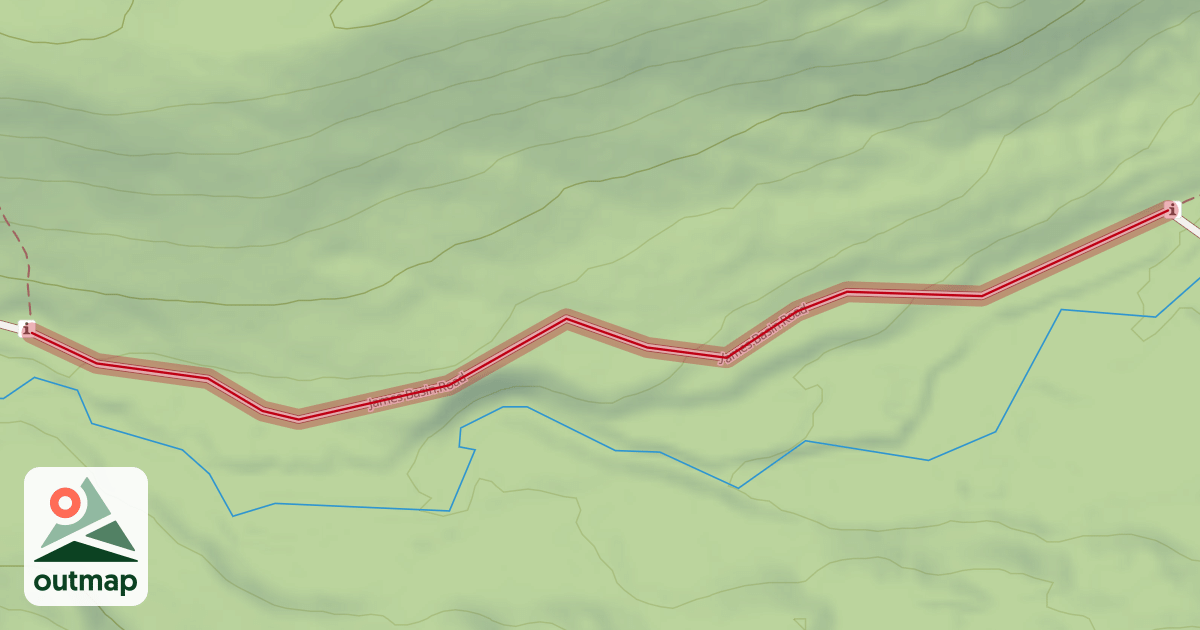 Map of James Basin Road