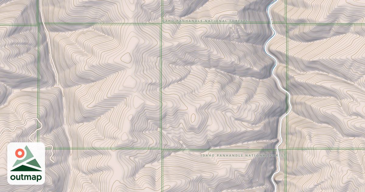 Map of Flemming Ridge Ohv