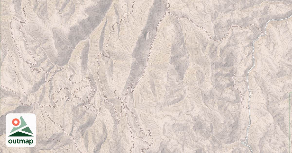 Map of MIDDLE FORK BROWNLEE