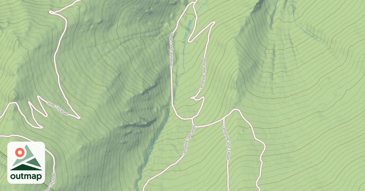 Map of LAMARTINE SPUR