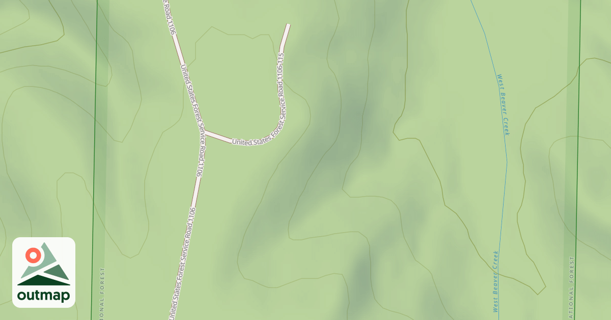 Map of USFS Motor Vehicle Use Map Roads {7A8D75F5-79A4-4FB4-9092-2B7676F7E2BB}