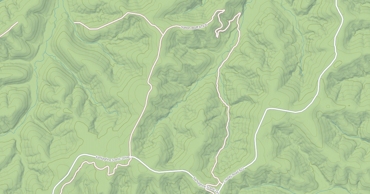 Map preview of SUTTON BLUFF ATV 6