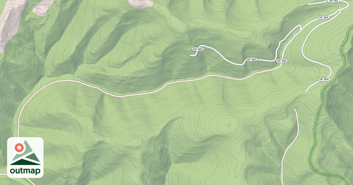 Map of GALFORD RUN / A