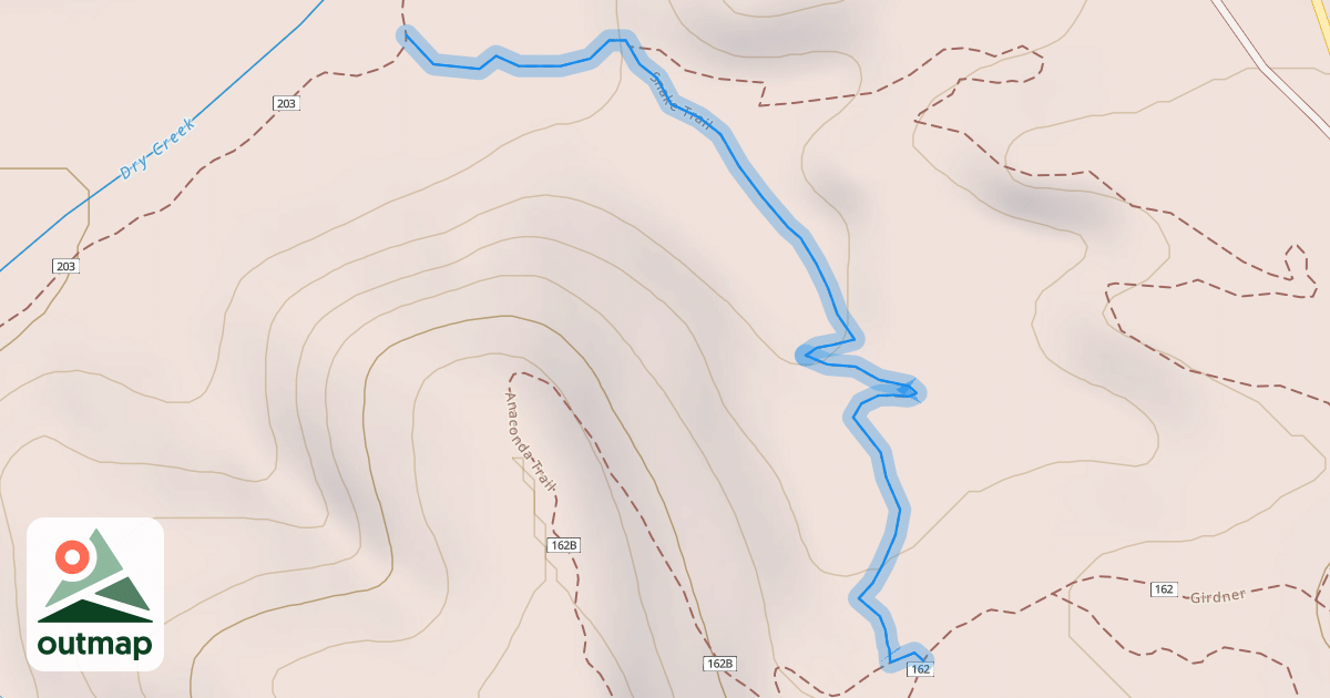 Map of Snake Trail