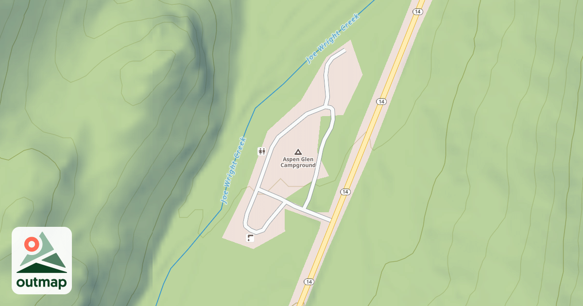 Map of ASPEN GLEN CG
