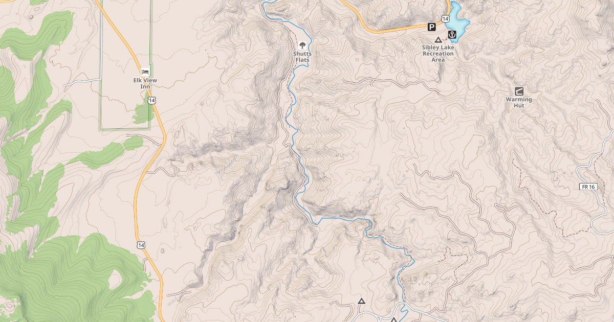 Map preview of USFS Motor Vehicle Use Map Trails 4676