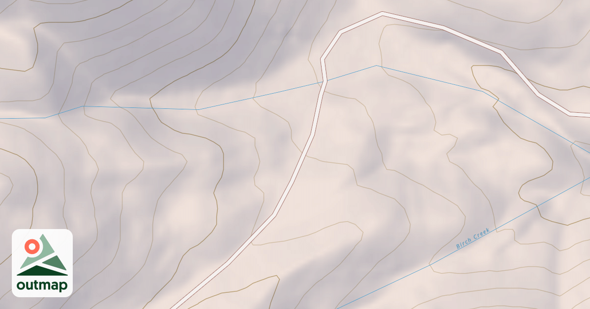 Map of Birch Creek Trail