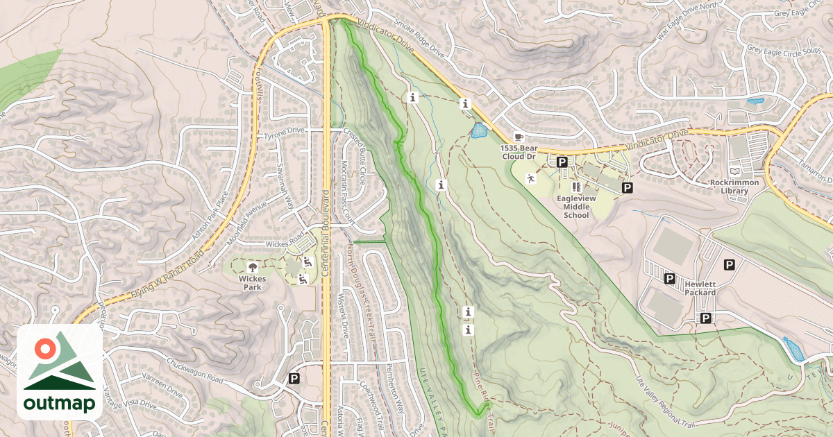 Map of Rattlesnake Ridge Trail