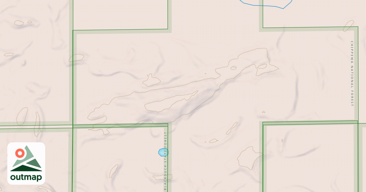 Map of FR 3404 SPUR A