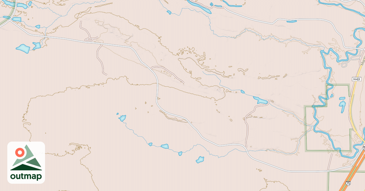 Map of RED CREEK