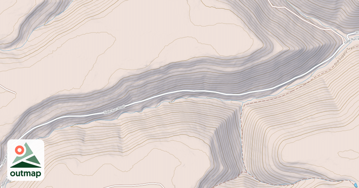 Map of Coudy Pike Snowmobile Trails