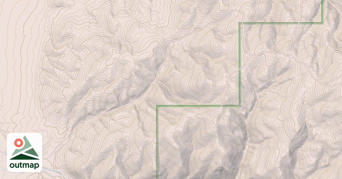Map of WHITE ROCK CANYON