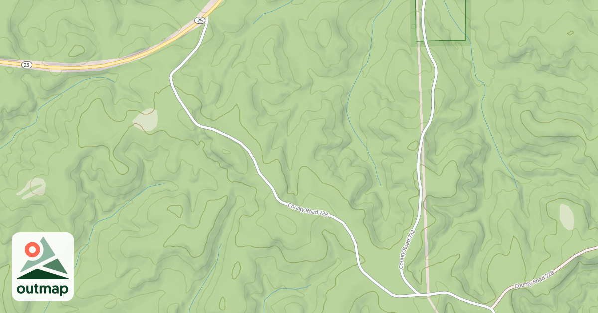 Map of MILLER BRANCH (G)