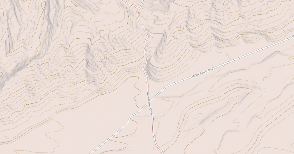 Map preview of COYOTE GULCH - SPUR C