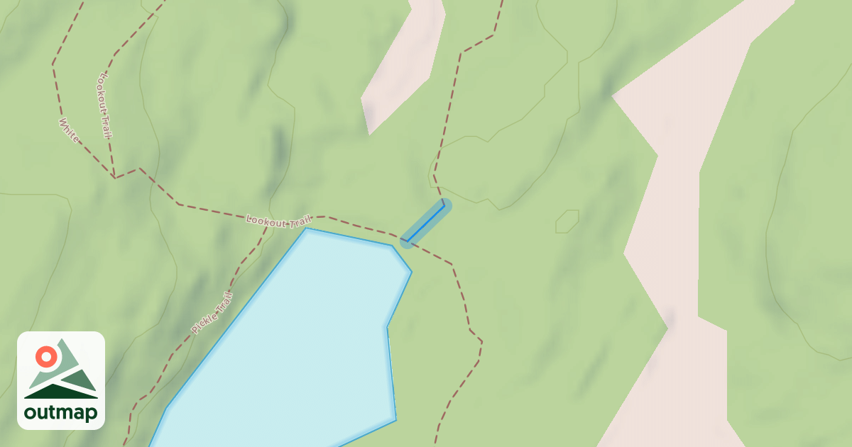 Map of XC Ski Trail (Mojo Swamp / Pond Connector)