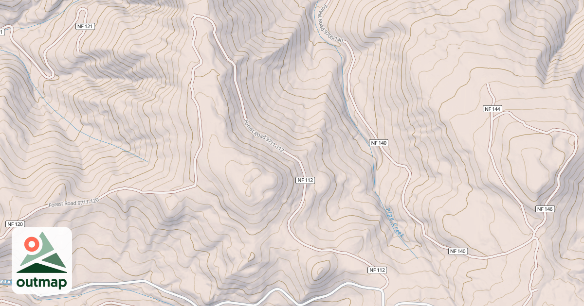 Map of BARON RIDGE