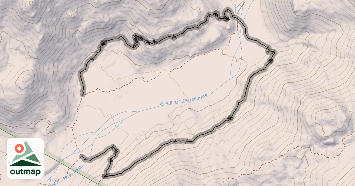 Map of Lower Javelina Trail