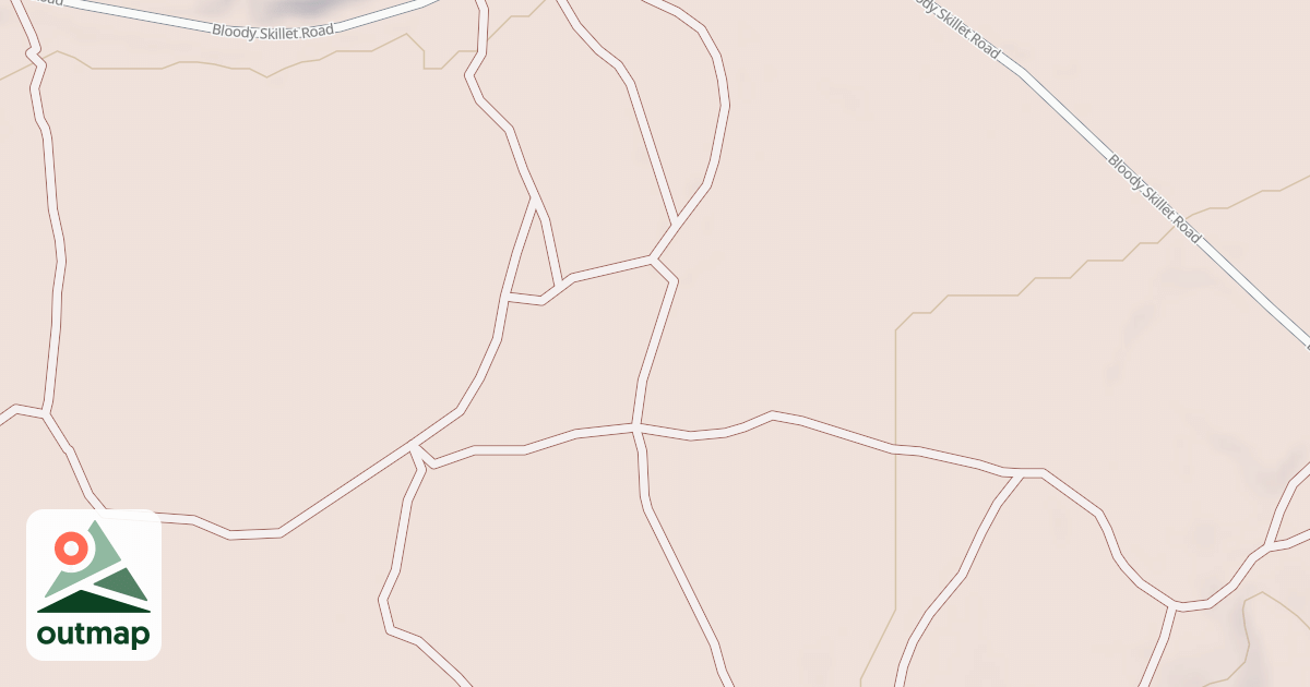 Map of Bloody Skillet ATV Trail