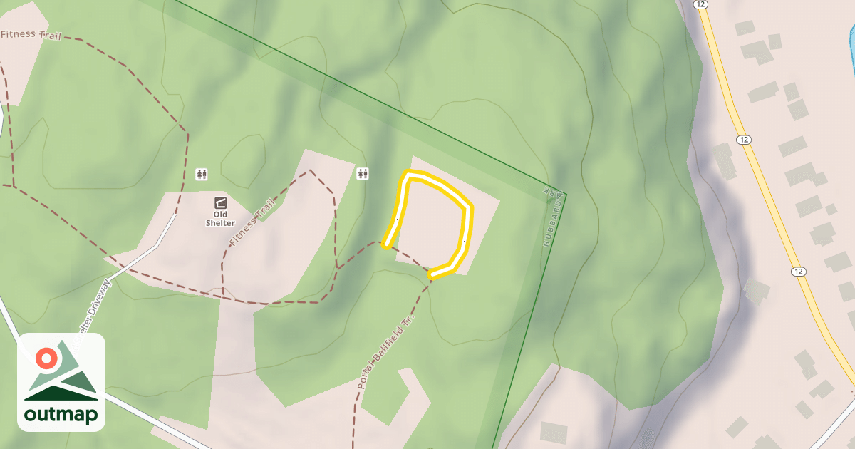 Map of Portal Ballfield Trail
