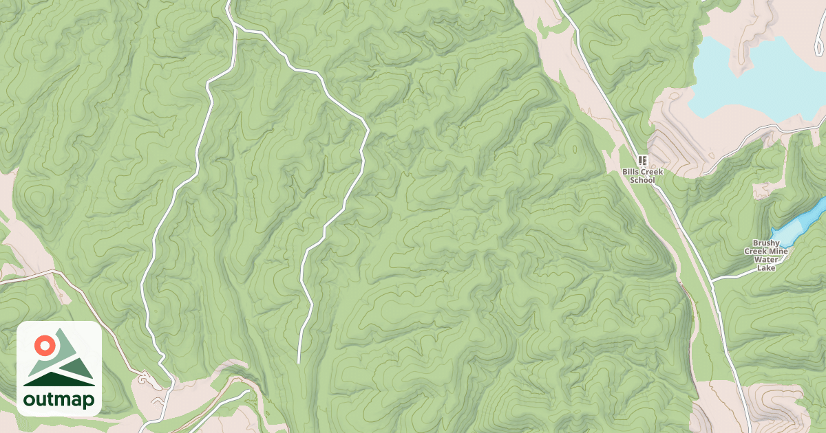 Map of STRICKLIN RIDGE