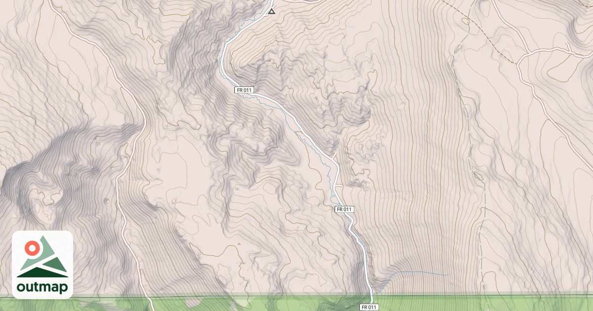 Map of BEAVER GREEN CANYON