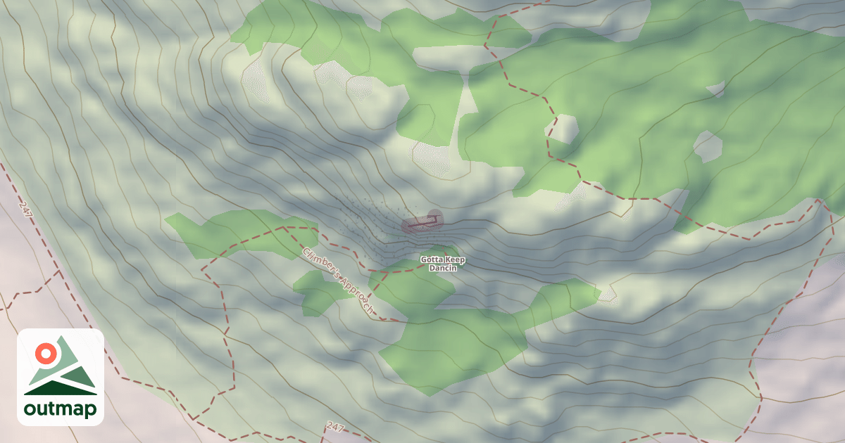 Map of Main Wall East