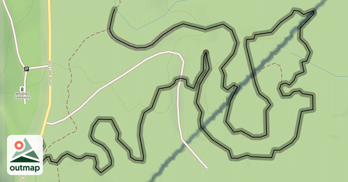 Map of A River Runs Through It/Bart's Dark Trail