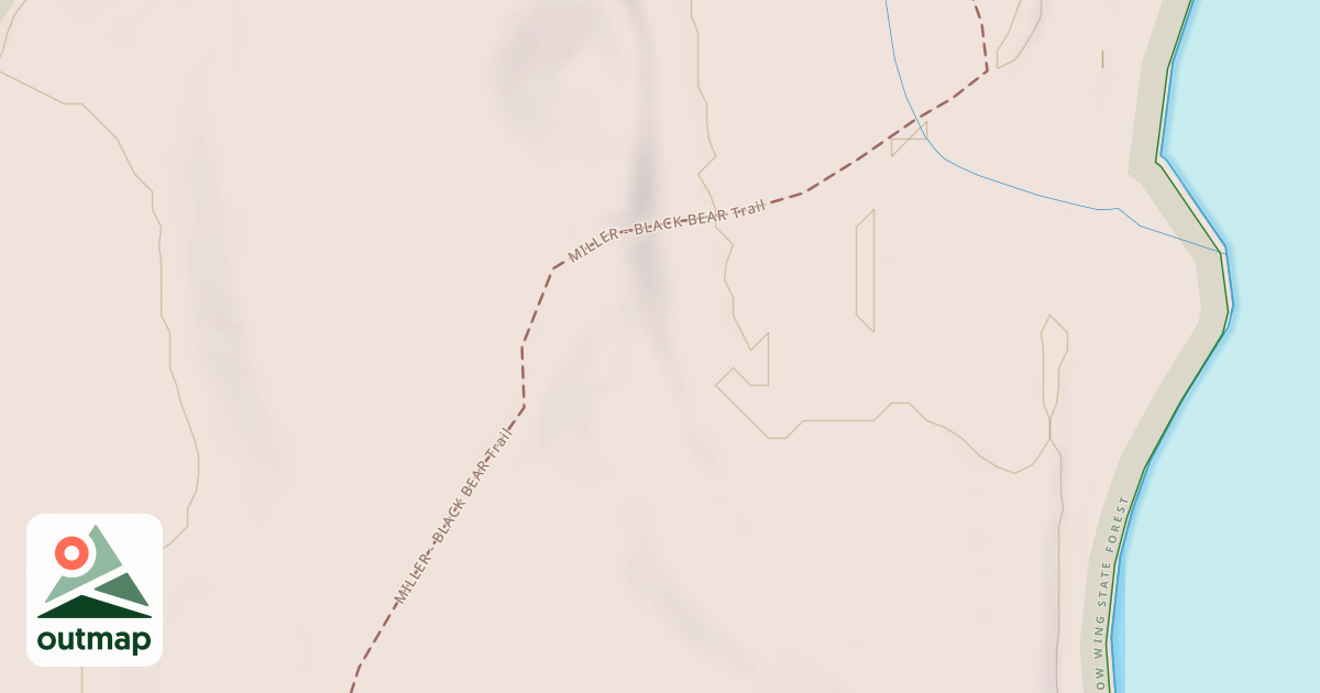 Map of Miller-Black Bear Trail