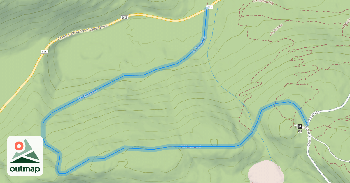 Map of 12 Sommet