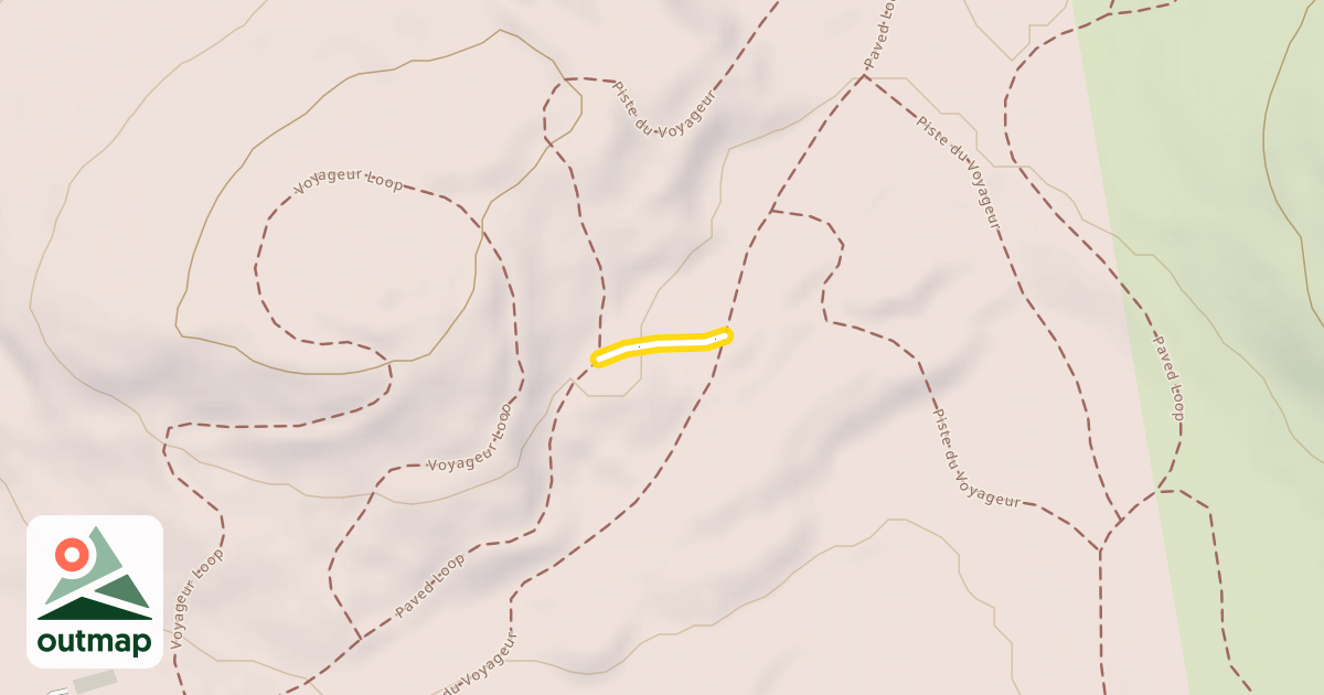 Map of Paved Loop