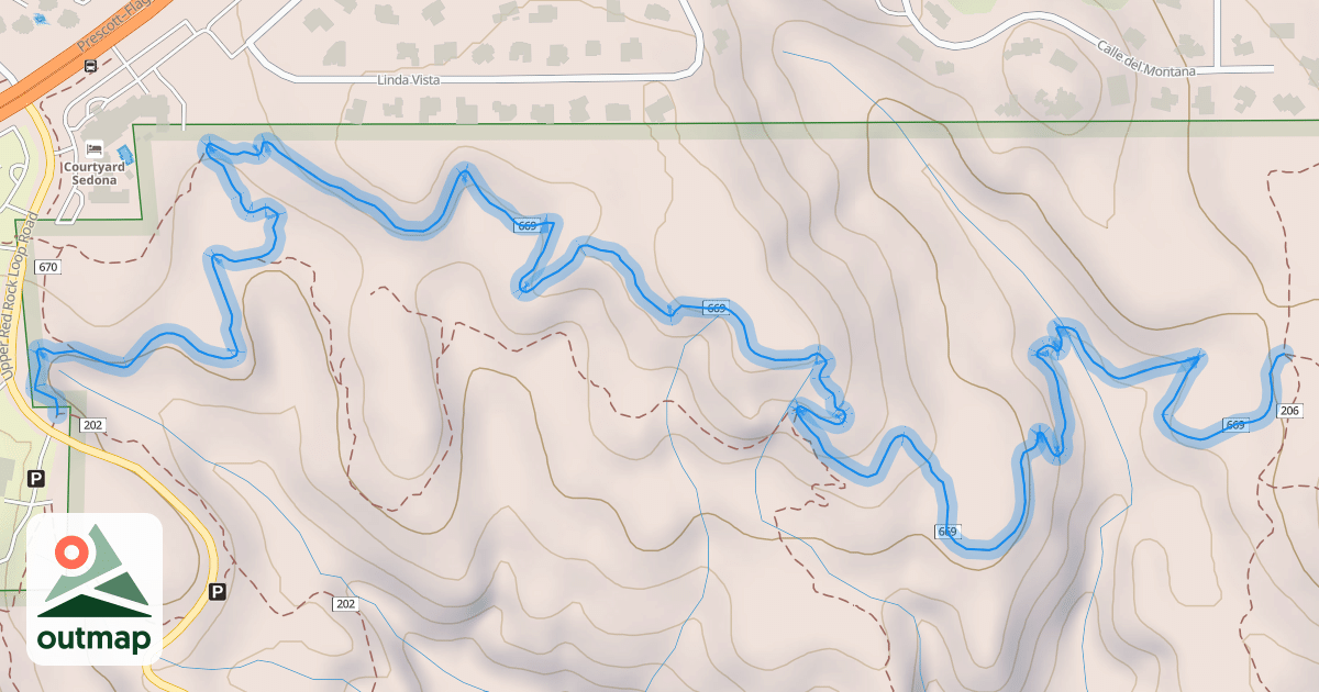 Map of Skywalker Trail