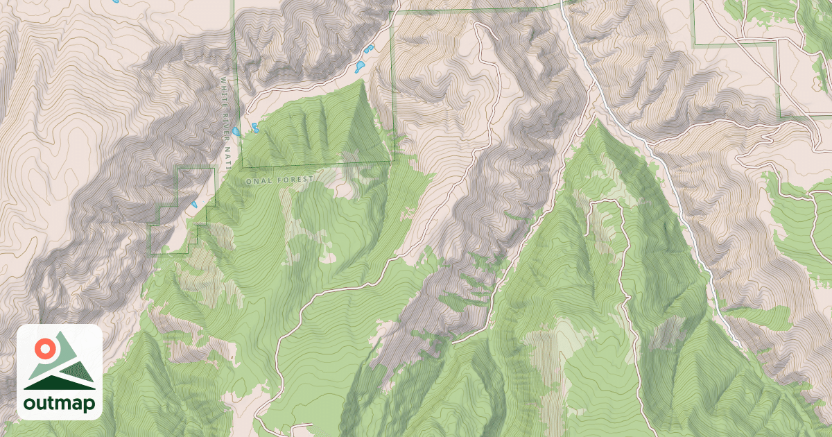 Map of Middle Mountain