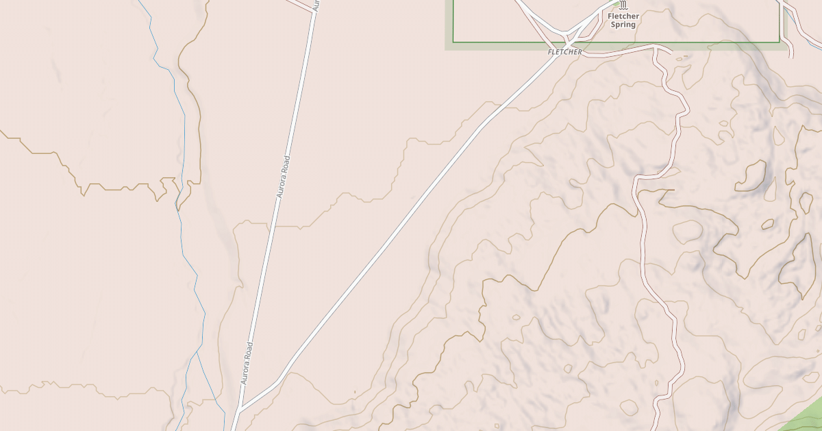 Map preview of FLETCHER CUTOFF ROAD