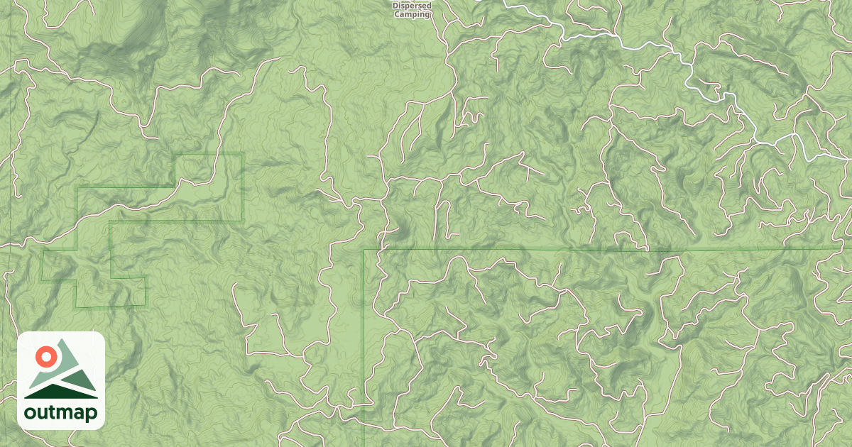 Map of CRAZY LAKES