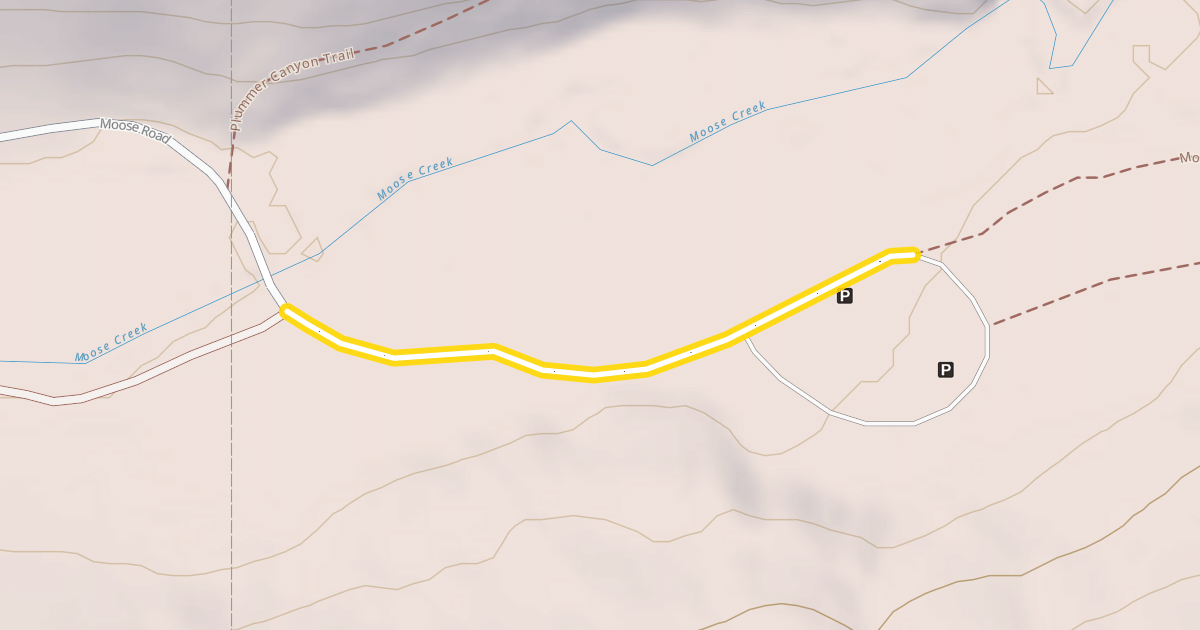 Map preview of Moose Creek