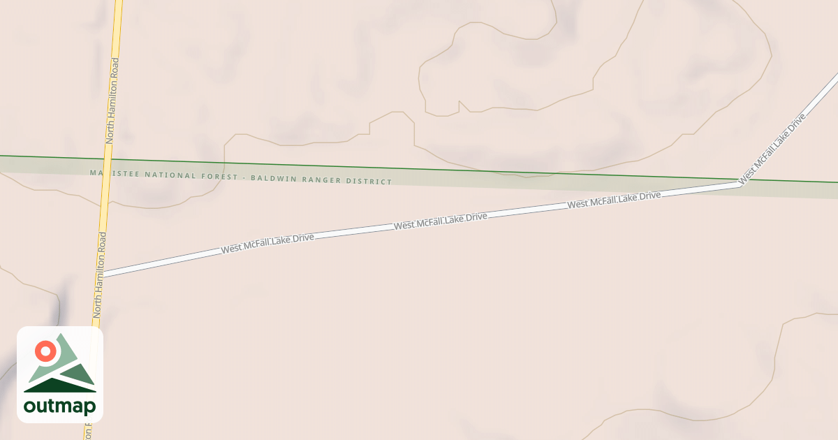 Map of MCFALL LAKE RD