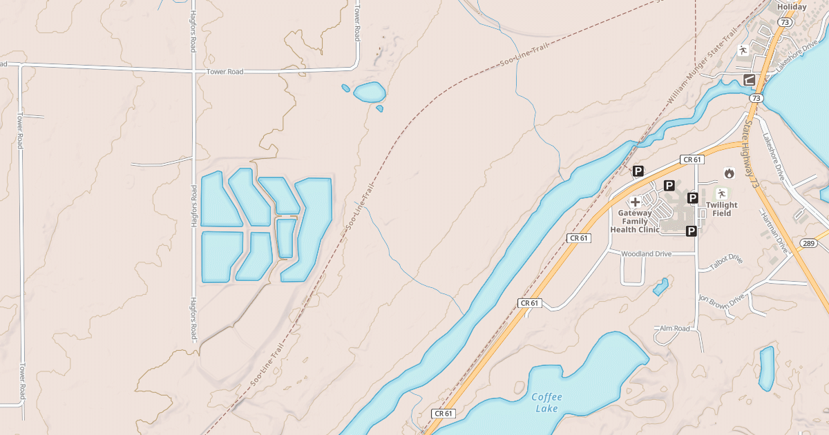 Map preview of Soo Line South: Carlton